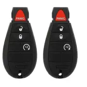 2 Remote Key Fob Keyless For Dodge Ram 1500 2500 3500 4500 Fobik Remote Star