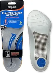 [AirPlus] Plantar Fasciitis Orthotic Shoe Insole for Extra Cushioning and Pain Relief for Men and Women