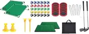 Generic Chip Sticky Practice Golf Game Set, Putting Practice Toy, Ball Mat, Scoreboard Set for Adults and Kids, for Gatherings,