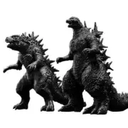 Bandai Movie Monster Series Godzilla (2023) & Goudzilla (2023) Minus Color ver.