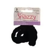 Snazzy Gentle Hold Soft and Stretchy Seamless Elastic Nylon Fabric Hair Bands...