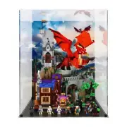 UNIQUEDISPLAY Display Case for Lego 21348 Dungeons & Dragons: Red Dragon's Tale