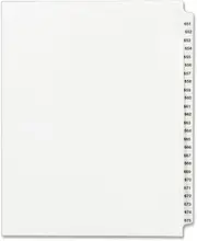 Avery Side Tab Collated Legal Index Divider (82305)