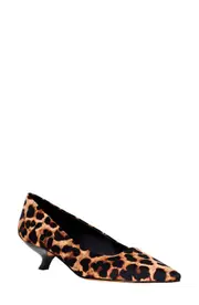 Katy Perry The Micro Heel Pointed Toe Pump in Coffee Multi at Nordstrom, Size 9