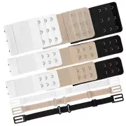 3ROW 3 Hook Bra Extender Bra Strapless Extension Underwear Maternity & Bra Strap