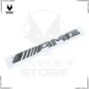 AMG Emblem Rear Badge - CHROME SILVER for Mercedes AMG A C E GLC GLA GLB GLE