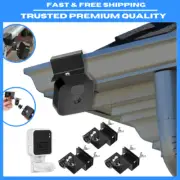 3-Pack Gutter Mount for Blink Outdoor 4 w/ Outlet Mount for Sync Module 2, Black