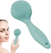 Face Scrab Brushes, Oil Removal Lightweight Soniic Face Scrubber, Pore Cleansing Silicone Device, Face Spa Brush, Skin Cleanser Exfoliator for Deep Cleansing