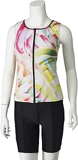 エヌピー(NP) Women's Fitness Swimsuit, Separate, Snap, Digital Rose Pattern (Peach), WH-837125, WA-837125, No. 13