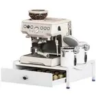 Simple Assembly Required Efficiently Designed Coffee Holder With Sliding Drawer