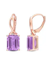 Rina Limor Rose Gold Vermeil 6.32 ct. tw. Gemstone Earrings
