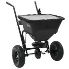 Walk Behind Garden Salt Lawn Fertilizer Spreader PVC and Steel 106x73x76 cm 45 L