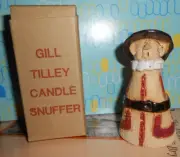 VTG GILL TILLEY MERCHANT ? CANDLE SNUFFER POTTERY OF WALES 1970-79 CLAY POTTERY