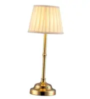 KDG Portables Cordless Table Lamp, Fabric Shade Desk Lamp, 4000mAh