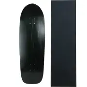 Moose Skateboards Old School 10" x 33" Stained Black Blank Skateboard Deck + Gr