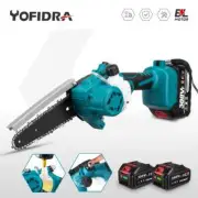 2000W 6 Inch Brushless Electric Saw High Power Cordless Chainsaw Trimming Tool