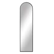 Cooper & Co. Cindy 120cm Arched Leaning Wall Mirror Black