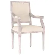 vidaXL Sofa Chair Upholstered Single Sofa Armchair Living Room Bedroom Linen