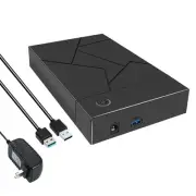 3.5 Inch HDD Enclosure USB 3.0 to SATA Hard Drive Case SSD Enclosure7494