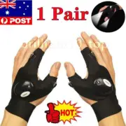 2X FiNJer Glove w/ LED Light Flashlight Gloves Outdoor Gear Rescue Night Fishing
