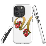 For iPhone 15 Pro Max Case, Shielding Cover, Letter U