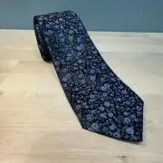 New Kenneth Cole Awearness Floral 100% Silk Men's Neck Tie Designer MSRP $65
