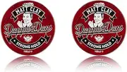 Dapper Dan Matt Clay, Strong Hold Matt Finish Mens Hair Styling Product, 2 x 100ml