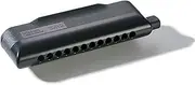 [Hohner] Harmonica CX-12 Chromatic Harmonica, Key of A, Black (7545-A)