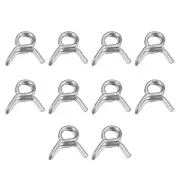 Double Wire Spring Hose Clamp, 50pcs 304 Stainless Steel 3.5mm Spring Clips