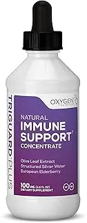 Triguard Plus Structured Colloidal Silver Immune Support by Oxygen Nutrition | Olive Leaf Extract Silver Solution Intraoral 100 mL
