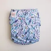 Monarch Reusable Pocket Cloth Nappy, Purple Reign