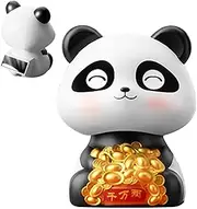 Car Dashboard Decorations Panda,Panda Car Accessories | Solar Power Cute Panda Automatic Head Swinging Car Dashboard Decorations