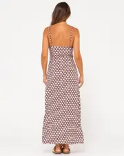 Sorrento Maxi Dress - Tuscan Brown Rusty Australia, 12 / Tuscan Brown