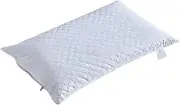 Bedding Pillow Neck Protection Pillows Plaid Shaped Buckwheat Husk Filling Cushion for Home Sofa Office Nap Sleeping(60X40cm)