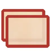 Silicone Baking Mats 16.5” x 11.6” - Food Safe Baking Mat for Making Macaroon...