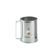 Chef Inox Stainless Steel Crank handle Flour Sifter 5 Cup