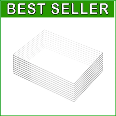 Ultra-Clear 12" x 16" Cast Acrylic Sheet Pack for Art and Display Projects