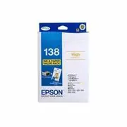 Epson 138 - High Capacity Bundle Pack 4 Inks+GPP 20P Ink Cartridge