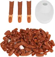 Finger Mannequin, Nail Art Practice Finger False Nail Tips Durability Softness for Nail Artists for Nail Salon(White)