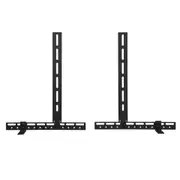 Fin Sound Bar Wall Mount Attaches Soundbar Below Tv Using Vesa Holes Or Bracket