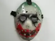 HALLOWEEN HORROR MOVIE PROP - Jason Modified Hockey Mask Joker