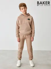 Baker by Ted Baker Tan Brown Hoodie And Joggers Set (E04487) | $62 - $72