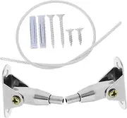 GETAJGHSD Dresser Anchor Kit 1 Set Baby Proofing Wall Anchors Anti Tip Hardware for Furniture Safety for Bookshelf Dresser Cabinet Stainless Steel