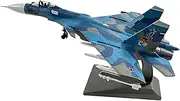 SU-33 Fighter 1:100 Scale Diecast Alloy Aircraft Toy for Gift Souvenir Boys
