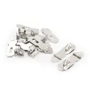 10 Sets 70mm Long Blue Metal Duty Sefety Lock Hasp Staple for Door