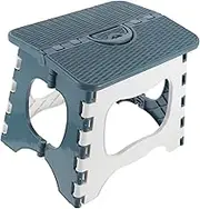 WESIEVYA Portable Folding Stool Sturdy Plastic Outdoor Fishing Stool Easy Fold Step for Adults