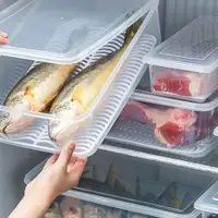 在飛比找ETMall東森購物網優惠-專用食物密封冷藏冷凍冰箱收納盒