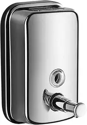 Home Hotel Stainless Steel Liquid Dispenser Bath Shampoo Box Liquid Emulsion Lotion Dispenser Bottles Wall-Mounted Bathroom Soap Lotion Shower Dispenser(1000ml)