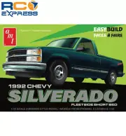 AMT 1/25 92 Silverado Shortbed Fleetside Easy Build Plastic Model Ki AMT1408