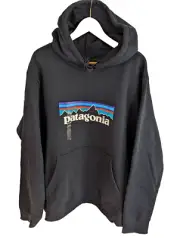 NEW! P-6 Patagonia Uprisal Logo Hoodie Men's XL Navy Blue NWT Womens XXL